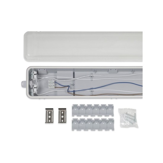 RSM 119 Trubicové prachotěsné svítidlo pro 2 LED trubice 120 cm RETLUX