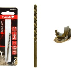 Kobaltový vrták HSS-Co, M35, 3,5 mm TVARDY