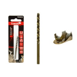 Kobaltový vrták HSS-Co, M35, 3,5 mm TVARDY