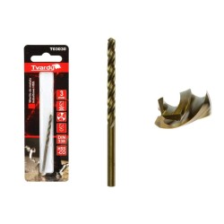 Kobaltový vrták do kovu HSS-Co, M35, 3mm TVARDY
