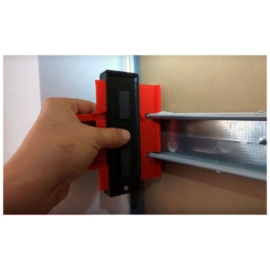 Kopírovací šablona na profily magnetická, 260mm, 44mm YATO