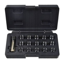 Súprava na opravu a renováciu závitov zapaľovacích sviečok 16ks, M14x1,25 GEKO