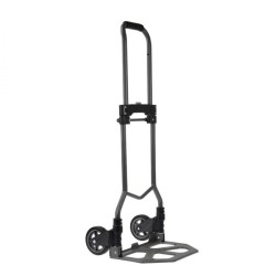 Skladací prepravný vozík, plochý - ručný vozík 80kg GEKO