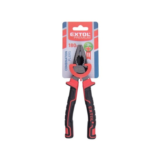 Kombinované kliešte POWER, 180mm EXTOL PREMIUM Kombinované kliešte POWER, 180mm EXTOL PREMIUM