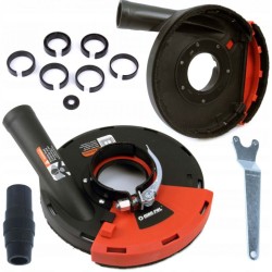 Odsávací kryt s kefovým okrajom, pre uhlové brúsky do 180 mm MAR-POL Odsávací kryt s kefovým okrajom, pre uhlové brúsky do 180 mm MAR-POL