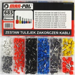 Sada káblových svoriek 685ks MAR-POL Sada káblových svoriek 685ks MAR-POL