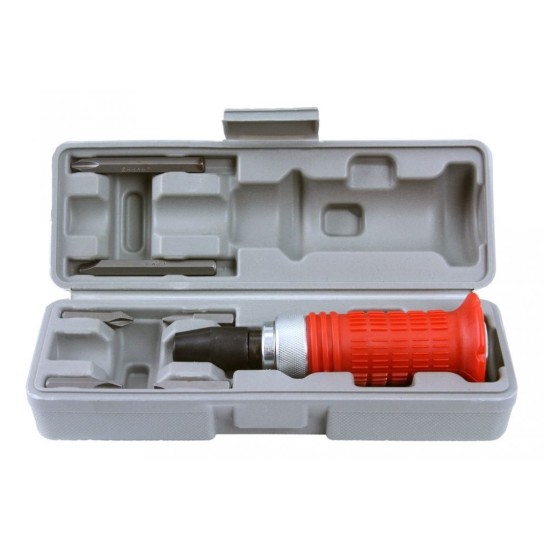 Rázový skrutkovač s bitmi 6ks, 1/2" MAR-POL Rázový skrutkovač s bitmi 6ks, 1/2" MAR-POL