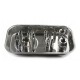 Magnetická misa obdĺžniková 240x140mm, 2 magnety MAR-POL