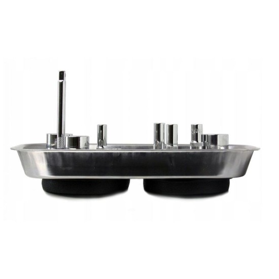 Magnetická misa obdĺžniková 240x140mm, 2 magnety MAR-POL