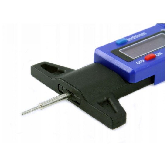 Digitálny merač hĺbky dezénu pneumatiky 0-25,4 mm MAR-POL Digitálny merač hĺbky dezénu pneumatiky 0-25,4 mm MAR-POL