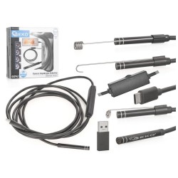 Inšpekčná kamera, endoskop 5.5mm, 2m, USB C / USB 2.0 GEKO