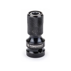 1/2" štvorcový na 1/4" HEX adaptér pre rázové uťahováky POWERMAT