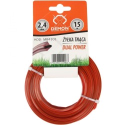 Vystužená šnúrka, štvorcový profil, 15m, 2.4mm DEMON Vystužená šnúrka, štvorcový profil, 15m, 2.4mm DEMON