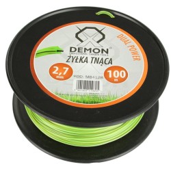 Zosilnená šnúra s hviezdicovým profilom, 100 m, 2,7 mm DEMON