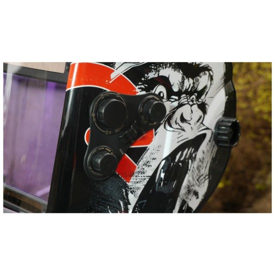 Samostmievacia zváračská kukla F2 s potlačou Kong 89 MAR-POL