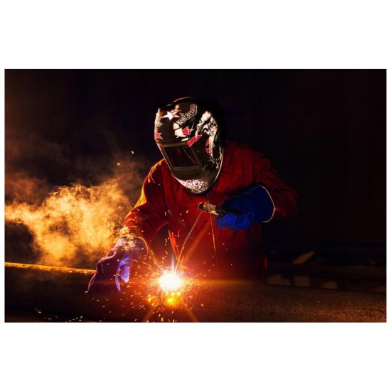 Samostmievacia zváračská kukla F2 s potlačou Kong 89 MAR-POL