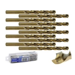 Kobaltový vrták do kovu HSS-Co, DIN 338, 10mm, 10ks GEKO Kobaltový vrták do kovu HSS-Co, DIN 338, 10mm, 10ks GEKO