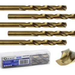 Kobaltový vrták do kovu HSS-Co, DIN 338, 13mm, 5ks GEKO Kobaltový vrták do kovu HSS-Co, DIN 338, 13mm, 5ks GEKO