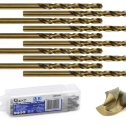 Kobaltový vrták do kovu HSS-Co, DIN 338, 4.5mm, 10ks GEKO Kobaltový vrták do kovu HSS-Co, DIN 338, 4.5mm, 10ks GEKO