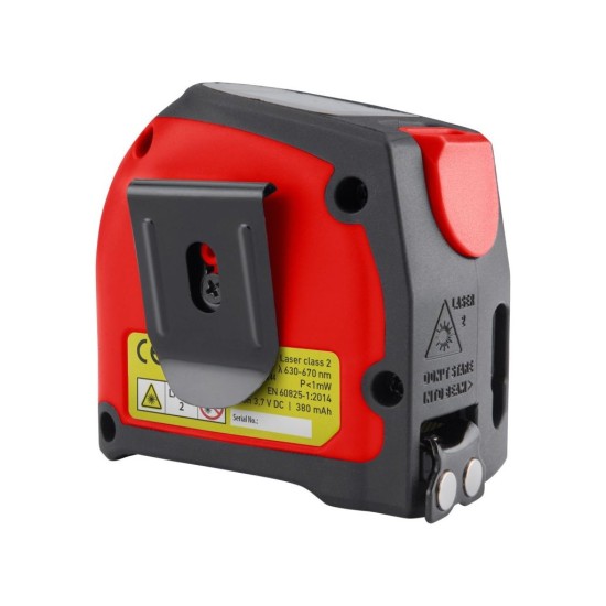 Laserový merač 40m v kombinácii s 5m roll-upom, laser: 0,129 - 40m FORTUM Laserový merač 40m v kombinácii s 5m roll-upom, laser: 0,129 - 40m FORTUM