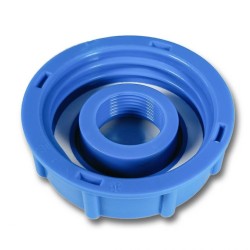 Redukcia pre IBC nádobu na vodu, vnútorný závit S60x6/vnútorný závit pre kohútik 1/2" Redukcia pre IBC nádobu na vodu, vnútorný závit S60x6/vnútorný závit pre kohútik 1/2"