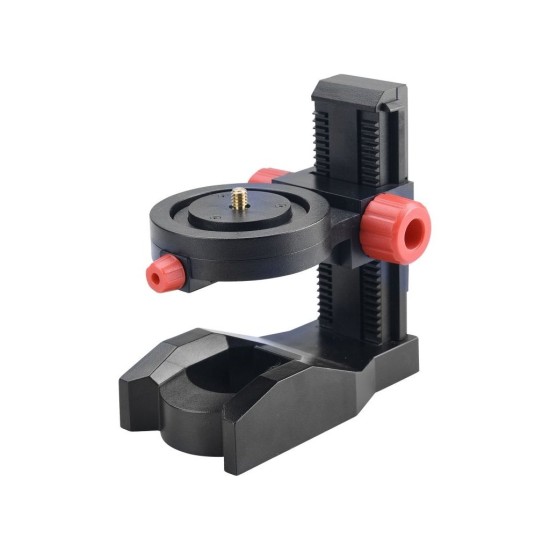 Držiak statívu, nastaviteľný, magnetický pre laser/fotoaparát, 1/4" EXTOL skrutka Držiak statívu, nastaviteľný, magnetický pre laser/fotoaparát, 1/4" EXTOL skrutka