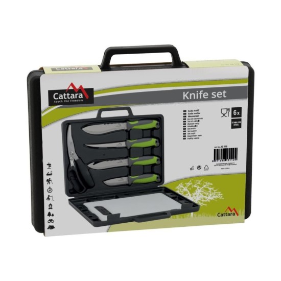 Súprava grilovacích nožov 4+1+1