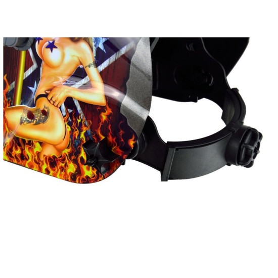 Profi Flame GEKO samostmievacia zváračská prilba