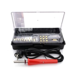 Spájkovačka-pyrograf, horák na drevo, koža 60W s nástavcami, 23 kusov KRAFT&DELE Spájkovačka-pyrograf, horák na drevo, koža 60W s nástavcami, 23 kusov KRAFT&DELE