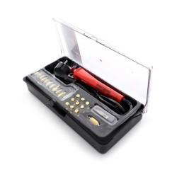 Spájkovačka-pyrograf, horák na drevo, koža 60W s nástavcami, 23 kusov KRAFT&DELE