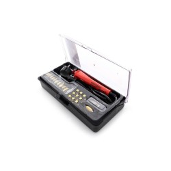 Spájkovačka-pyrograf, horák na drevo, koža 60W s nástavcami, 23 kusov KRAFT&DELE