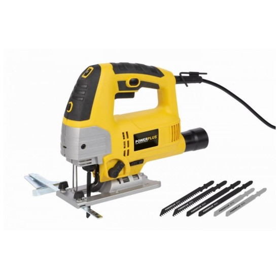 POWX0361 Priamočiara píla 810W Laser POWERPLUS