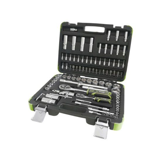 Sada nástrčných hlavíc 94ks, CrV, 1/4" a 1/2" EXTOL CRAFT