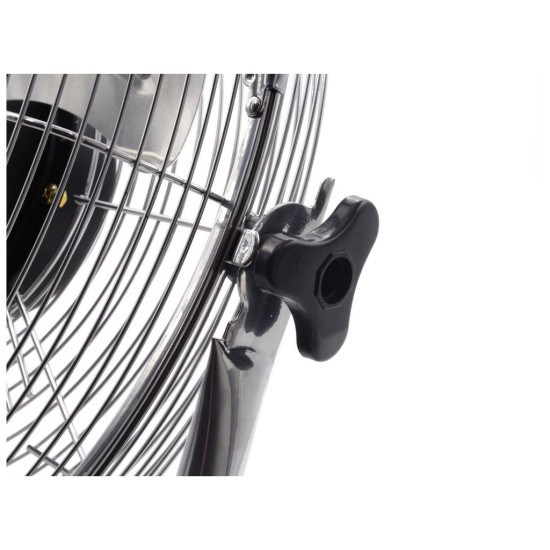 Podlahový ventilátor 120W, 45cm oceľ INOX GEKO