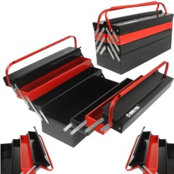 Kovová skrinka na náradie s priehradkami 71x55x25cm MAR-POL