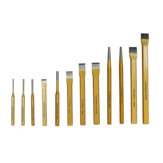 Sada razníkov a dlát 12ks MAR-POL Sada razníkov a dlát 12ks MAR-POL