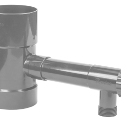 Zberač dažďovej vody s ventilom 100mm, sivý