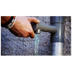 Odkvapový zberač dažďovej vody s ventilom 80 mm IBCLZ1-080 Odkvapový zberač dažďovej vody s ventilom 80 mm IBCLZ1-080