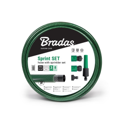Záhradná hadica 20m, 1/2" SPRINT + 4ks príslušenstvo