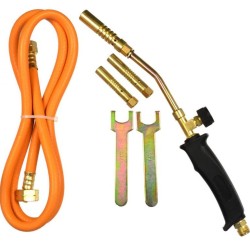 Plynový horák, 3 trysky 13,15,17mm, hadica 1,5m GEKO