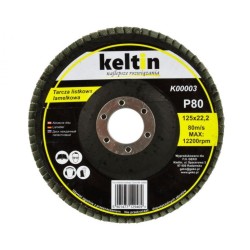 Brúsny lamelový kotúč, 125 mm, P80 KELTIN