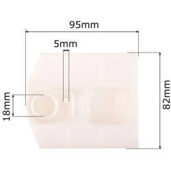 Náhradný vzduchový filter pre reťazové píly SPS, PN, YD, CST, 4200, 4500, 5800 Náhradný vzduchový filter pre reťazové píly SPS, PN, YD, CST, 4200, 4500, 5800