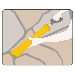 Výtlačná spárovací pistole plochá hubice