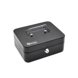 Prenosná pokladnička s plastovým organizérom 200x160x90mm, 2 kľúče GEKO