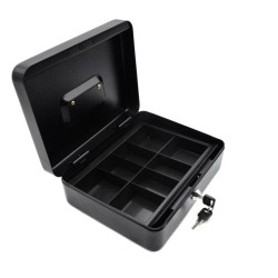 Prenosná pokladnička s plastovým organizérom 250x200x90mm, 2 kľúče GEKO