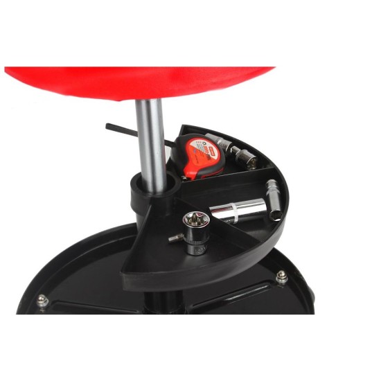 Nastaviteľné montážne mobilné sedadlo s priehradkou MAR-POL