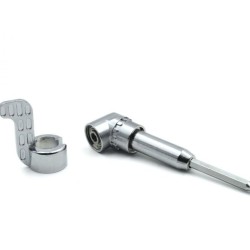 Uhlový nástavec pre skrutkovač, vŕtačka 130mm, 1/4" GEKO Uhlový nástavec pre skrutkovač, vŕtačka 130mm, 1/4" GEKO