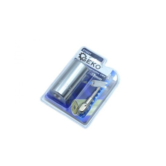 Univerzálna nástrčná hlava CrV 11-32mm + adaptér GEKO Univerzálna nástrčná hlava CrV 11-32mm + adaptér GEKO