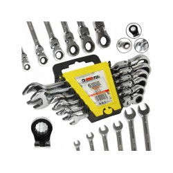 Račňové kľúče s kĺbom 6ks 8-17mm MAR-POL