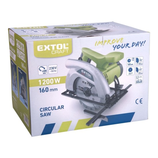 Kotúčová píla, 160mm, 1200W EXTOL CRAFT